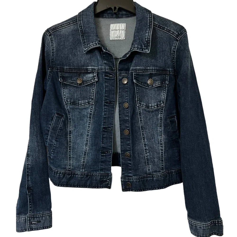 Celebrity Pink Classic Denim Jacket - Picture 2 of 8